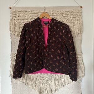 Something Navy Quilted Reversible Jacket